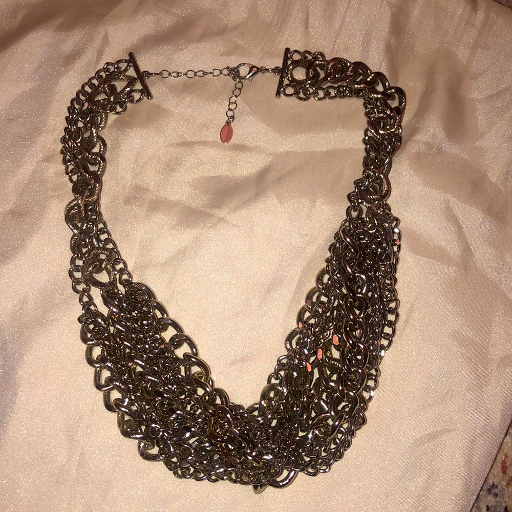 Aldo silver chain necklace.